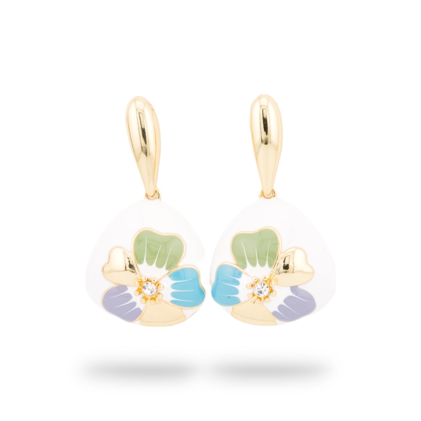 Elegance Isabella Enamel Earrings – A Touch of Refinement