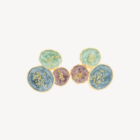 Isabella Collection Enamelled Bijoux Earrings – Unique Elegance and Color