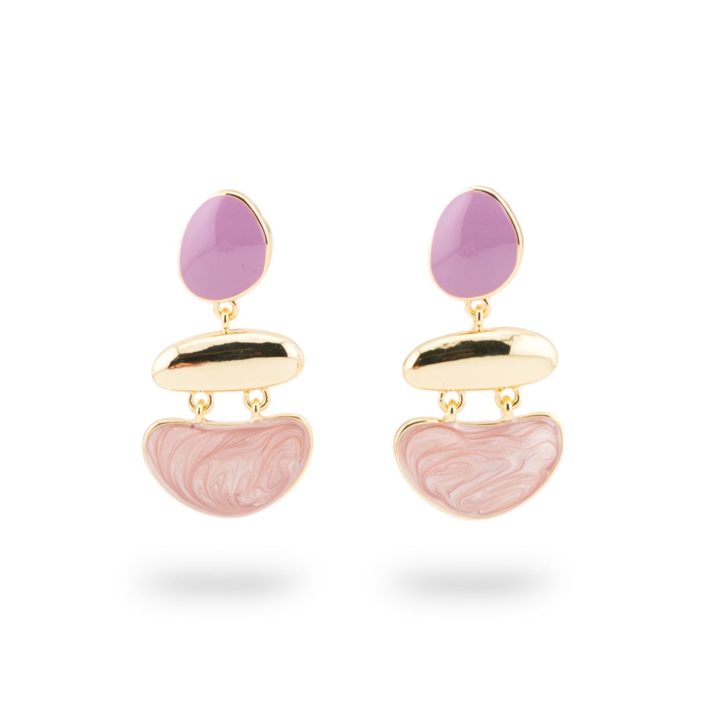 Elegance Isabella Enamel Earrings - A Touch of Unique Style