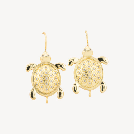 Turtle Bronze Monachella Earrings - Unique Elegance and Style